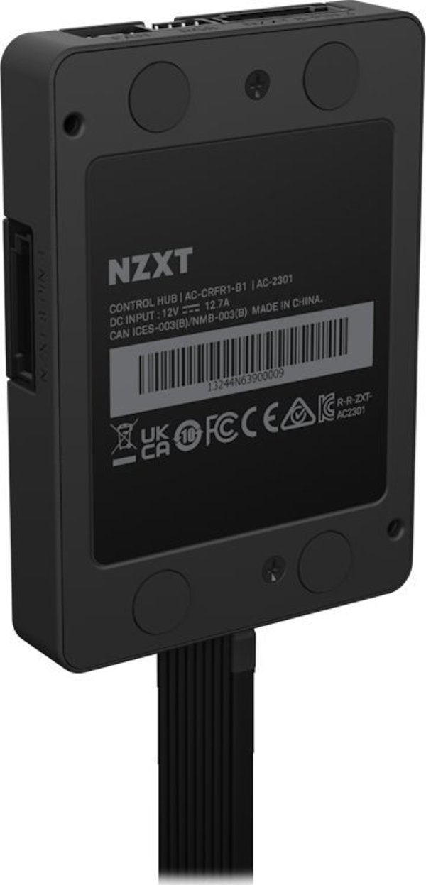 Ρυθμιστής ταχύτητας ανεμιστήρα 3 καναλιών NZXT AC-CRFR1-B1 Μαύρος