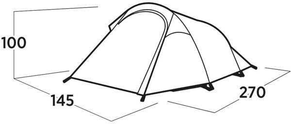 Oase Outdoors Tunnelzelt Reindal 2 olivgruen Modell 2025