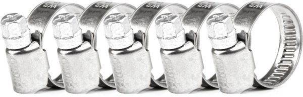 Σετ 5 κοχλιωτών σφιγκτήρων 12–22 mm / 9 mm W2 AMIO-04581