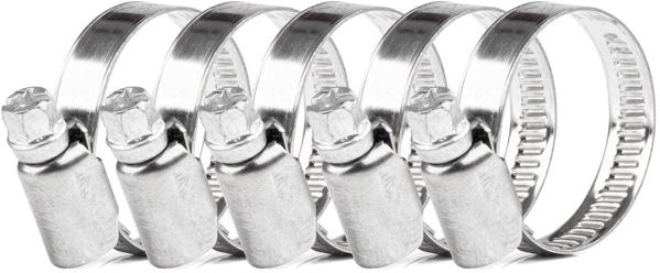 Σφιγκτήρας ελικοειδής 5 τεμ. 16–27 mm/9 mm w2 amio-04582