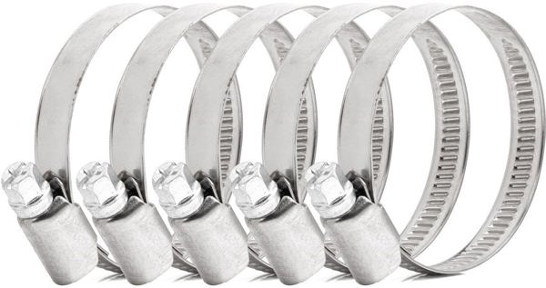 Σφιγκτήρας κοχλιωτός 5 τεμ. 32-50mm/9mm w2 amio-04587