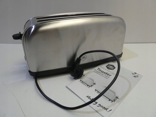 Φρυγανιέρα OBH Nordica Manhattan Steel, 4 φέτες, ατσάλι