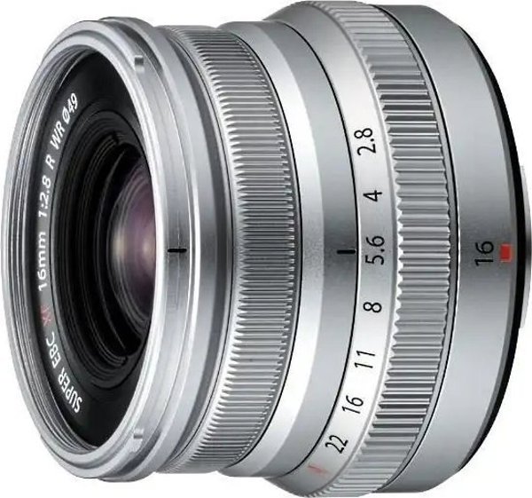 Φακός FUJIFILM Lens Fujinon XF16mm F2.8 R WR ασημί