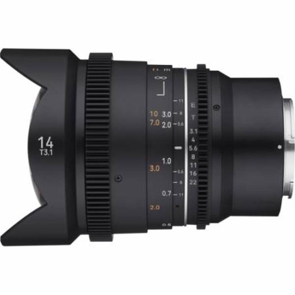 Φακός Samyang 4/3 14 mm F/3.1 MF MK2 MFT VDSLR