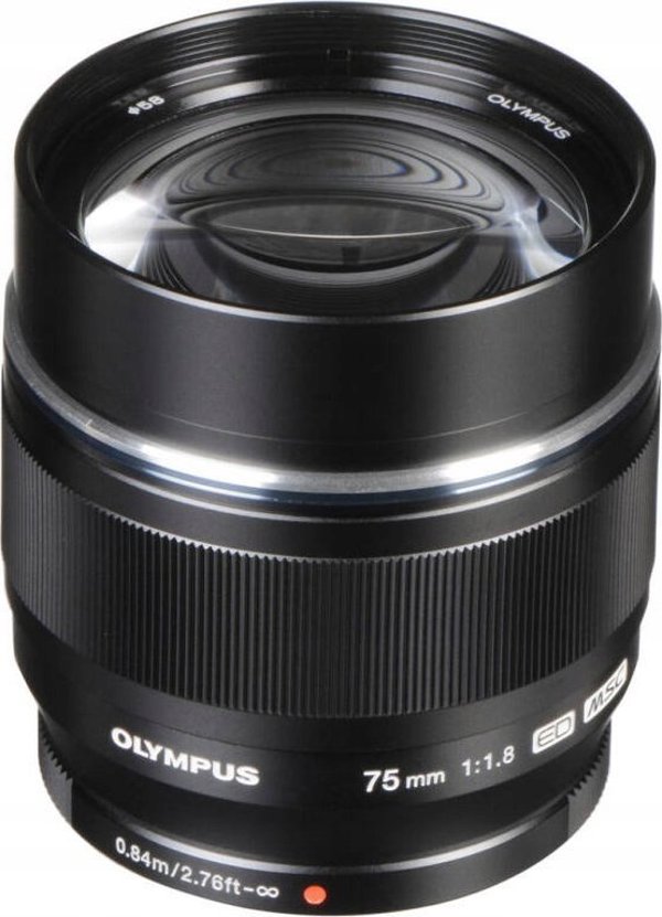 Φακός Olympus M.Zuiko Digital ED 75mm f/1.8, μαύρος