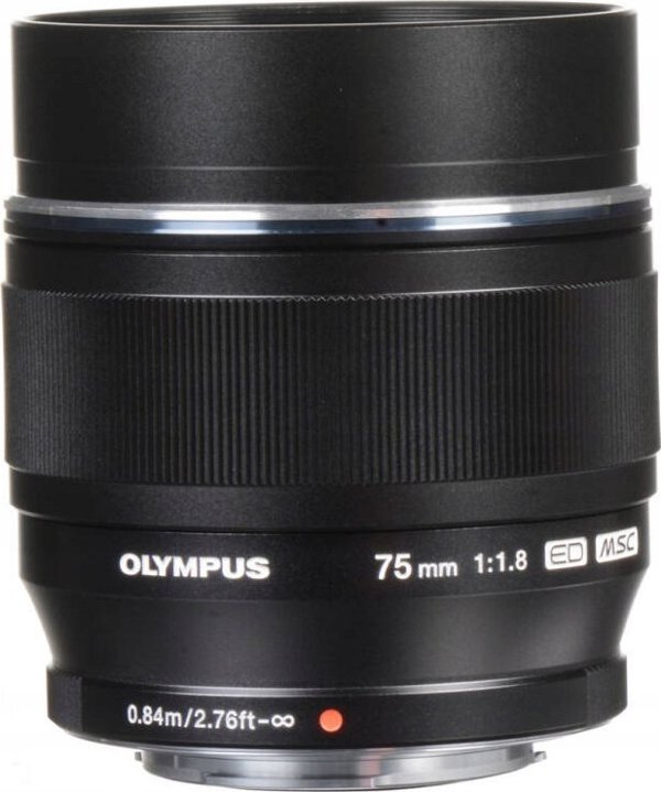 Φακός Olympus M.Zuiko Digital ED 75mm f/1.8, μαύρος