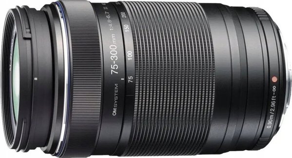 Φακός OM System OM Sytem M.Zuiko 4,8-6,7/75-300 ED II μαύρο