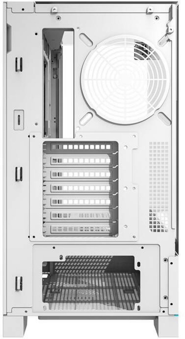 Κουτί υπολογιστή Darkflash DY450 χωρίς ανεμιστήρες (λευκό) Darkflash