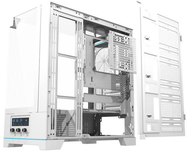 Κουτί υπολογιστή Darkflash DY450 χωρίς ανεμιστήρες (λευκό) Darkflash