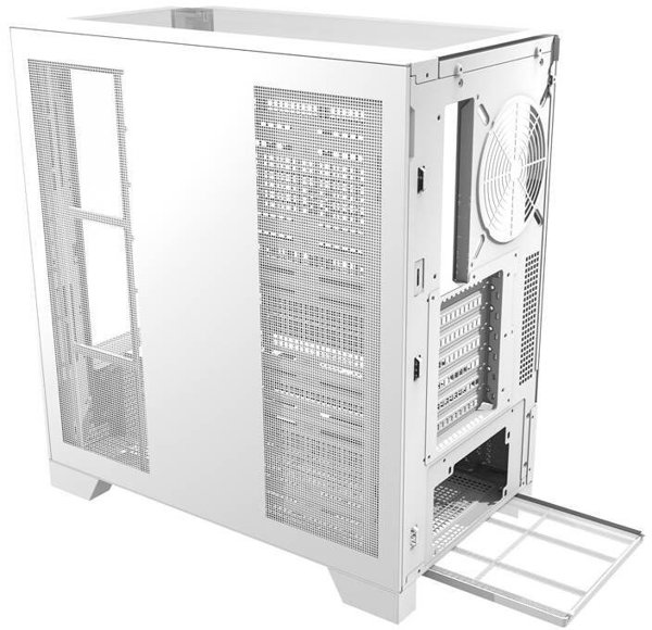 Κουτί υπολογιστή Darkflash DY450 χωρίς ανεμιστήρες (λευκό) Darkflash