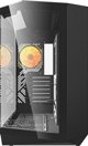 Κουτί υπολογιστή Darkflash DY470 (μαύρο) + 4 ανεμιστήρες + βάση GPU