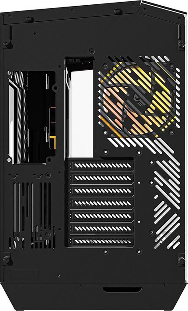 Κουτί υπολογιστή Darkflash DY470 (μαύρο) + 4 ανεμιστήρες + βάση GPU