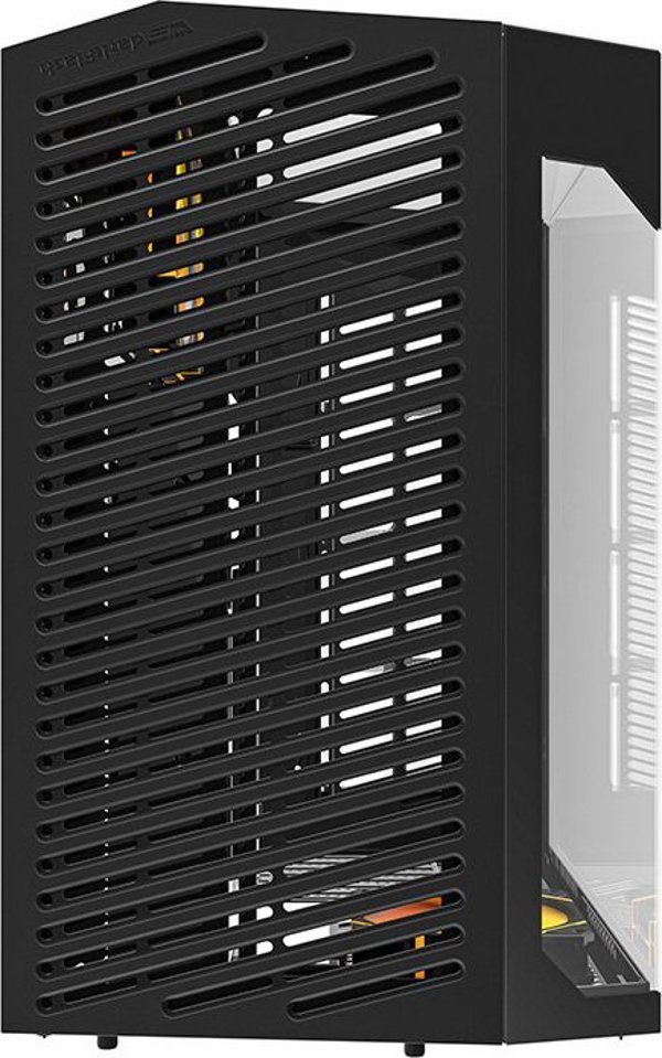 Κουτί υπολογιστή Darkflash DY470 (μαύρο) + 4 ανεμιστήρες + βάση GPU