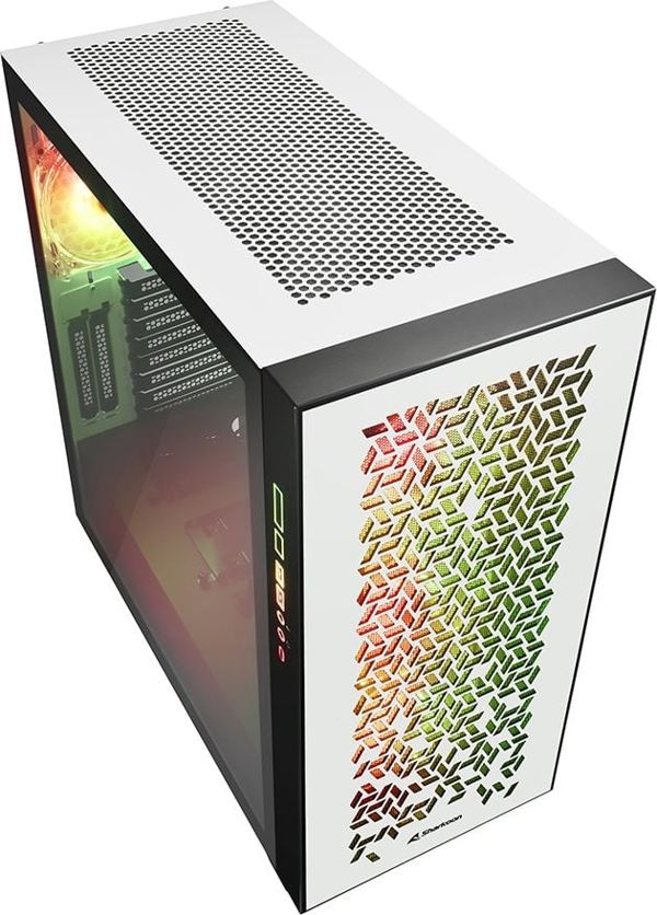 Sharkoon ELITE SHARK CA300H PC Case White - ATX Tower Κουτί Υπολογιστή