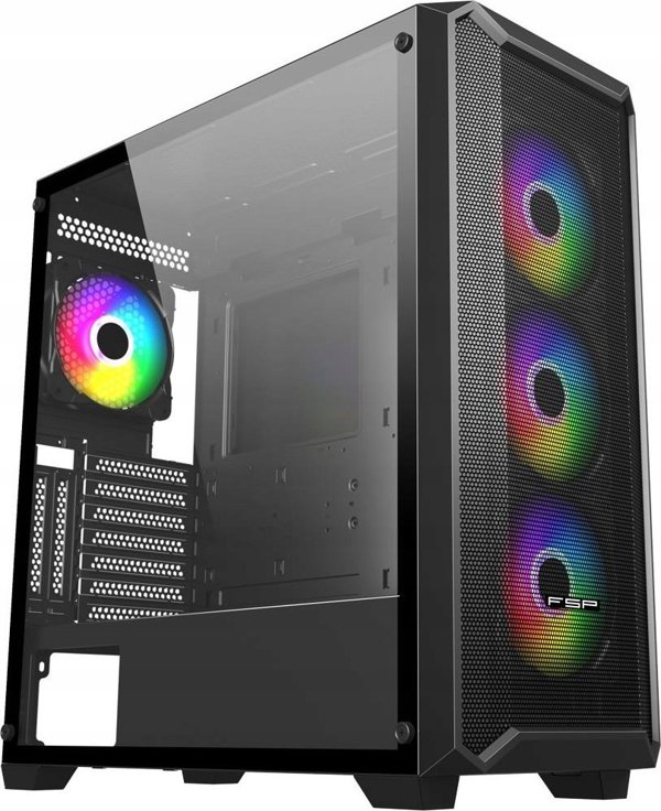 Κουτί FSP/Fortron FSP CMT591A Midi Tower Μαύρο