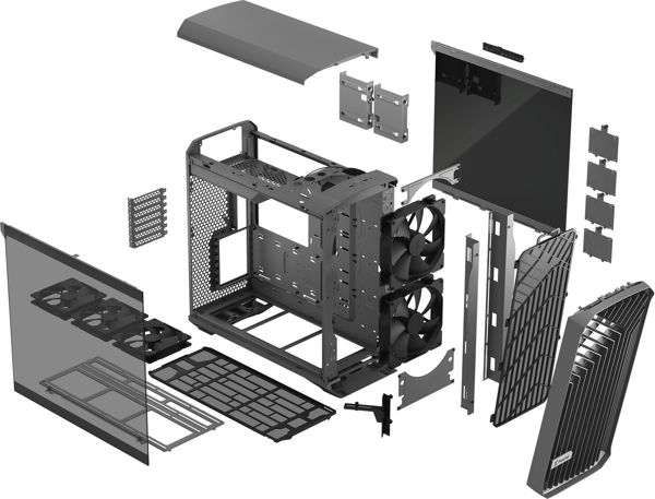 Κουτί Fractal Design Torrent TG Light Tint Γκρι (FD-C-TOR1A-02)