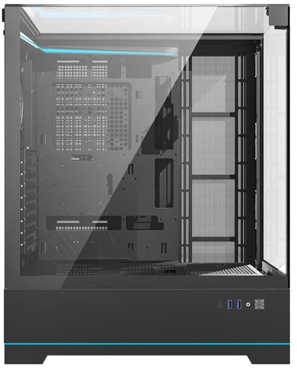 Κουτί υπολογιστή Darkflash DY450L χωρίς ανεμιστήρες (μαύρο) Darkflash