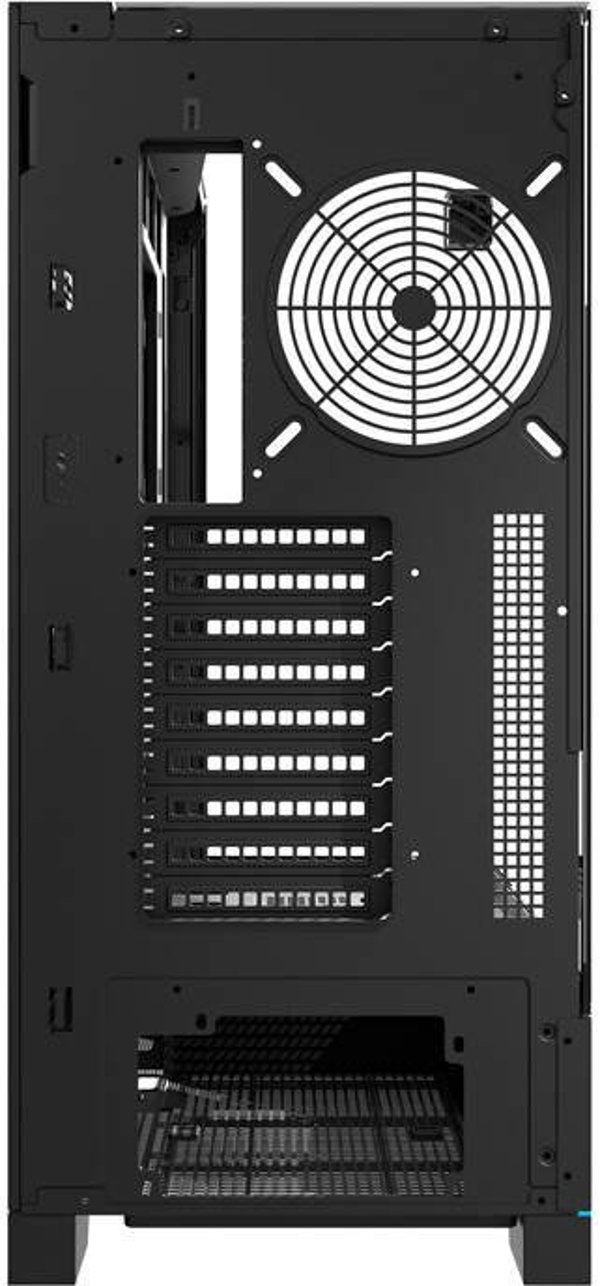 Κουτί υπολογιστή Darkflash DY450L χωρίς ανεμιστήρες (μαύρο) Darkflash