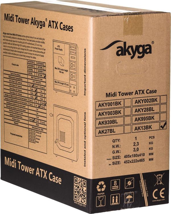 Περίβλημα Akyga AK13BK 891696 5901720132420