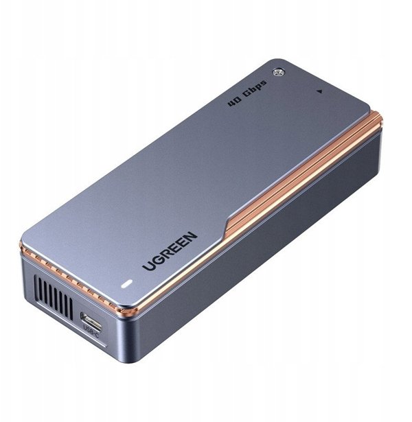 Obudowa na dysk SSD M.2 NVMe Ugreen D703, USB4 (szara)