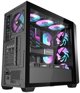 Κουτί υπολογιστή Darkflash DS900WD (μαύρο) + 4 ανεμιστήρες