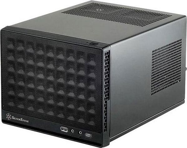 SilverStone Sugo SST-SG13B-C Κουτί Υπολογιστή Mini-ITX, USB Type-C, Μαύρο