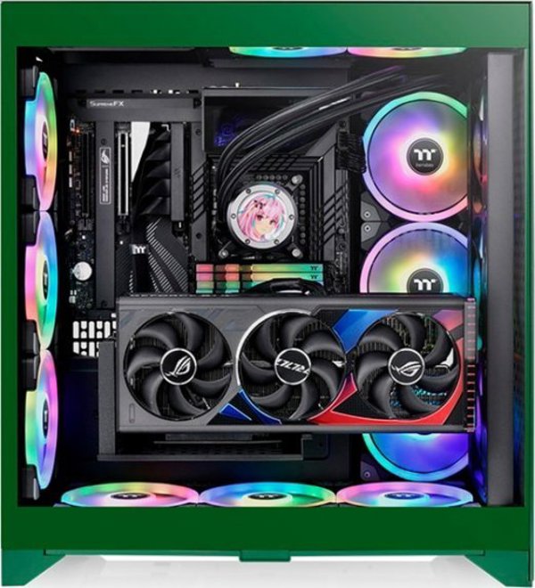 Κουτί Thermaltake Thermaltake CTE E660 MX, Tower Case (Πράσινο, Σκληρυμένο Γυαλί x 2)
