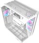 Κουτί υπολογιστή Darkflash DY470 (λευκό) + 4 ανεμιστήρες + βάση GPU