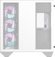 Κουτί υπολογιστή Darkflash DY470 (λευκό) + 4 ανεμιστήρες + βάση GPU