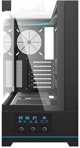 Κουτί υπολογιστή Darkflash DY450 χωρίς ανεμιστήρες (μαύρο) Darkflash