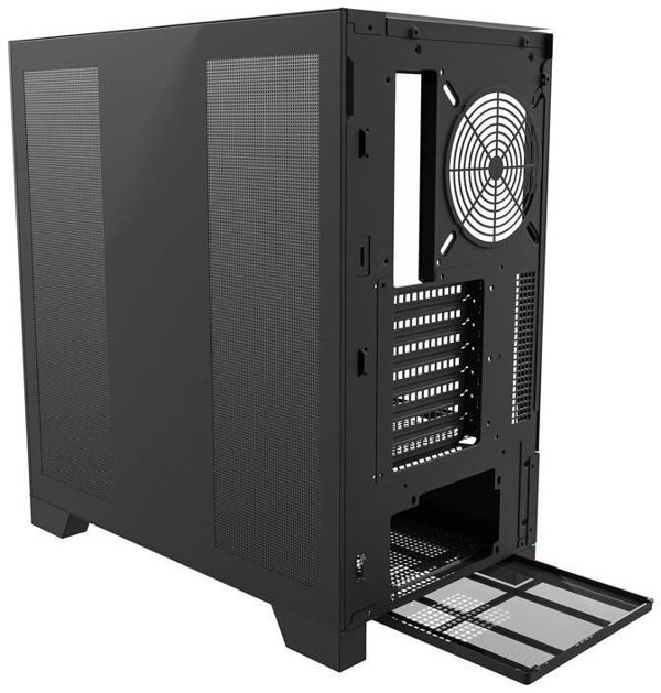 Κουτί υπολογιστή Darkflash DY450 χωρίς ανεμιστήρες (μαύρο) Darkflash