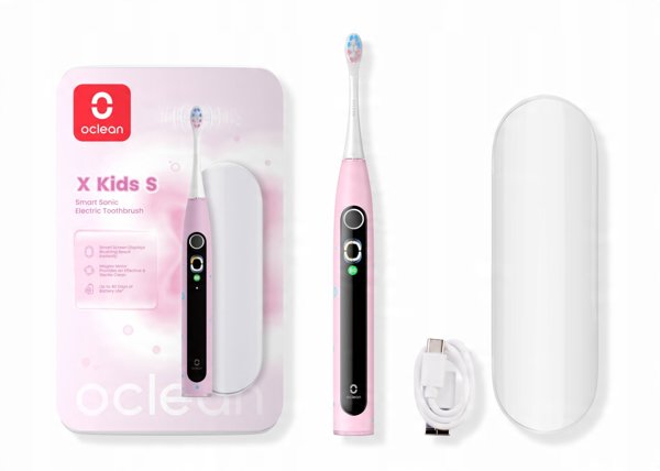 Oclean X Kids S ηλεκτρική οδοντόβουρτσα, ροζ