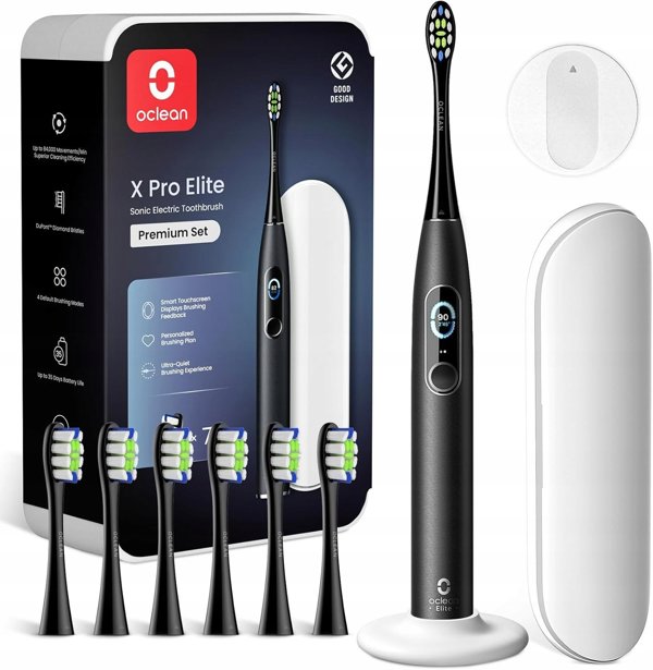 Oclean Electric Toothbrush X Pro Elite Premium Set Black