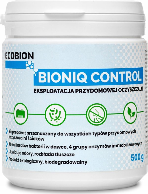 Καθαριστής αέρα Memorysolution BIOPREP BIONIQ CONTROL SEWAGE TREAT 500G