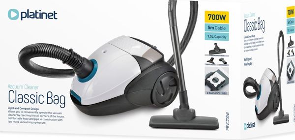 Ηλεκτρική σκούπα Platinet PBVC700W