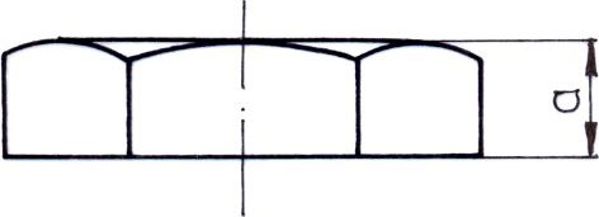 Odlewnia Zawiercie Αντικρυστό παξιμάδι γαλβανισμένο P4 2" (5907791614308)