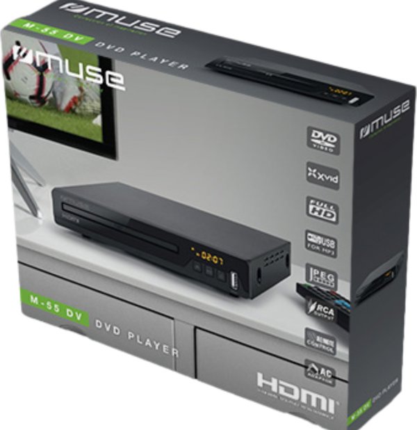 Muse M-55 DVD Player Συσκευή Αναπαραγωγής DVD