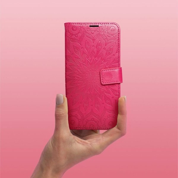 OEM Καμπούρα MEZZO Βιβλίο για SAMSUNG A15 4G / A15 5G μαντάλα ματζέντα