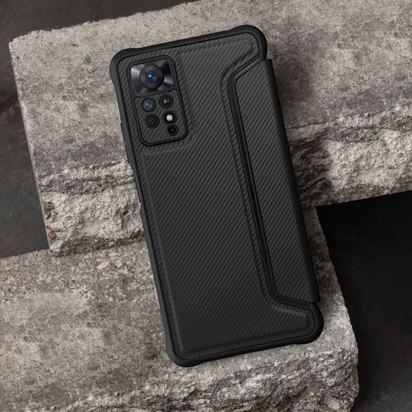 OEM Θήκη RAZOR Book για XIAOMI Redmi NOTE 11 / 11S μαύρο