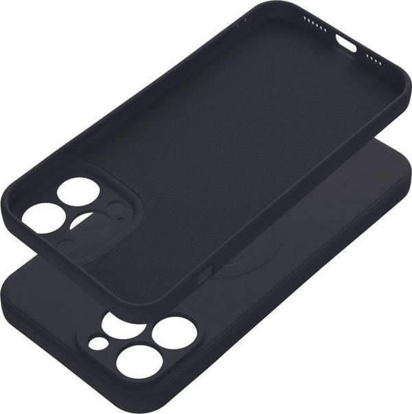 OEM Θήκη SILICONE MAG COVER συμβατή με MagSafe για IPHONE 13 Pro μαύρο