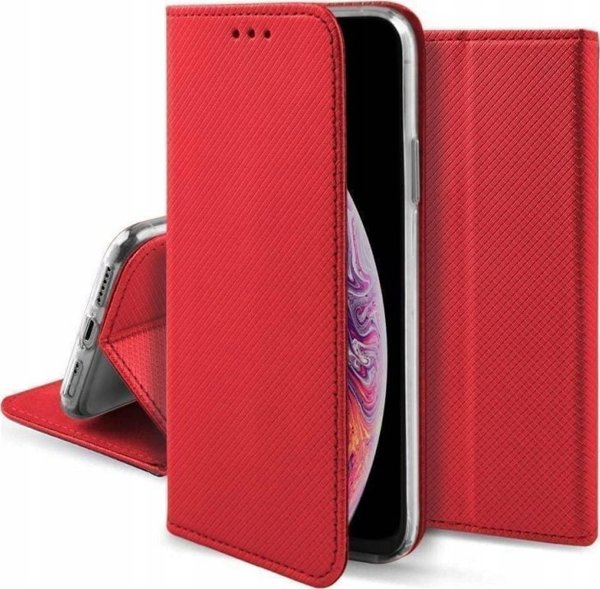 OEM Kabura SMART CASE Βιβλίο για MOTOROLA Edge 40 κόκκινο