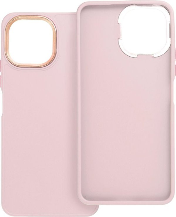 OEM Θήκη FRAME για XIAOMI Mi 11 Lite 5G / Mi 11 Lite LTE ( 4G ) / Mi 11 Lite NE ροζ πούδρας