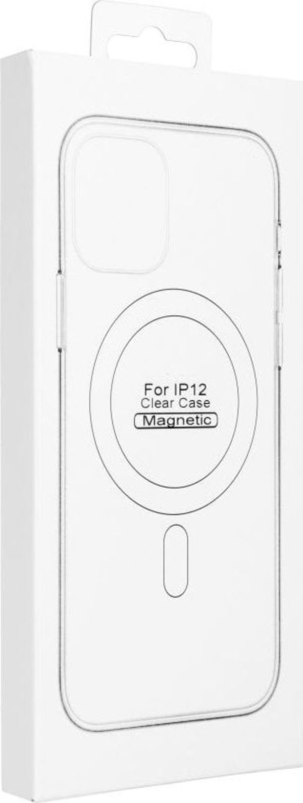 OEM Θήκη CLEAR MAG COVER με προστασία κάμερας συμβατή με MagSafe για IPHONE 12 διαφανής