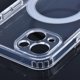 OEM Θήκη CLEAR MAG COVER με προστασία κάμερας συμβατή με MagSafe για IPHONE 12 διαφανής