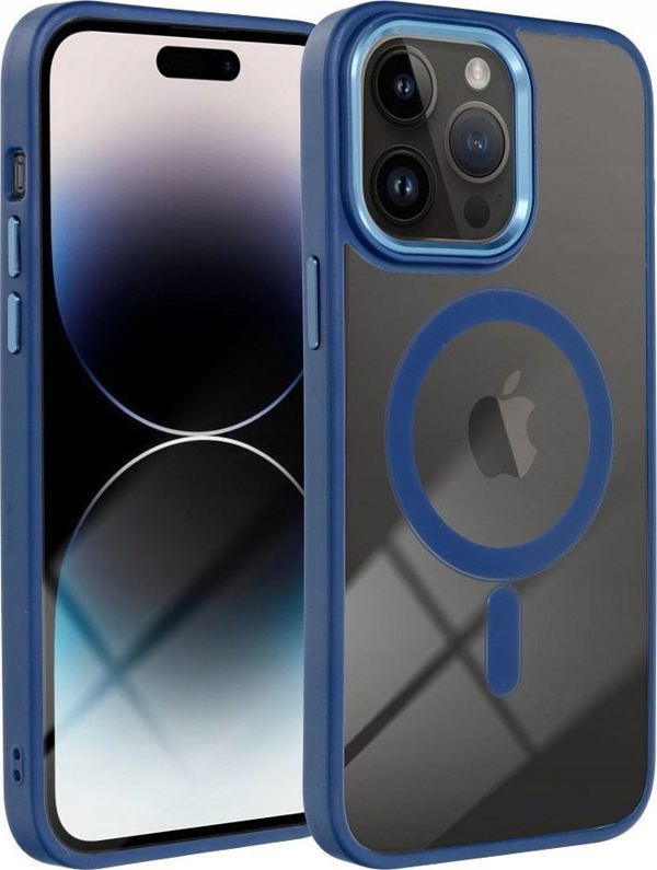 OEM Θήκη COLOR EDGE MAG COVER συμβατή με MagSafe για IPHONE 16 Pro Max μπλε