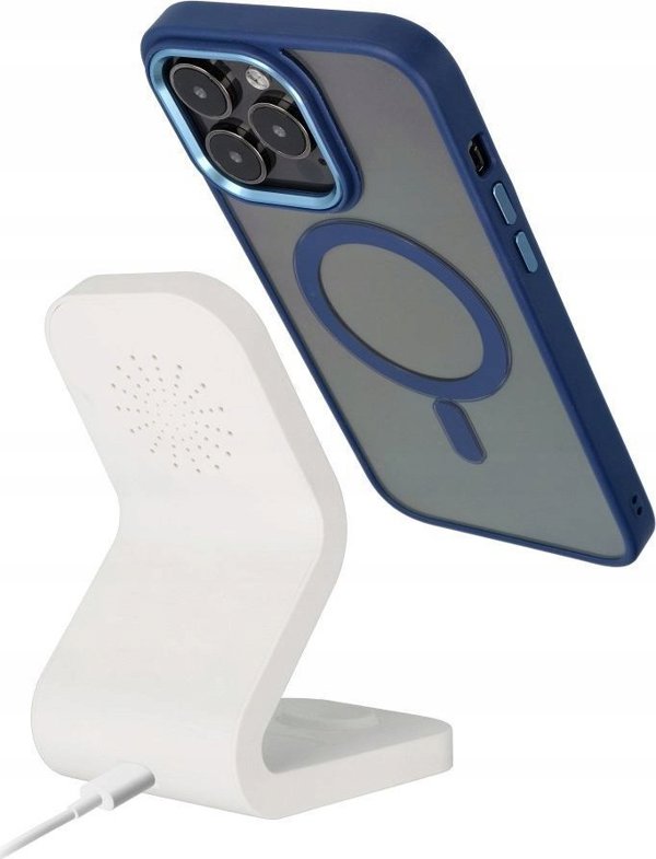 OEM Θήκη COLOR EDGE MAG COVER συμβατή με MagSafe για IPHONE 16 Pro Max μπλε