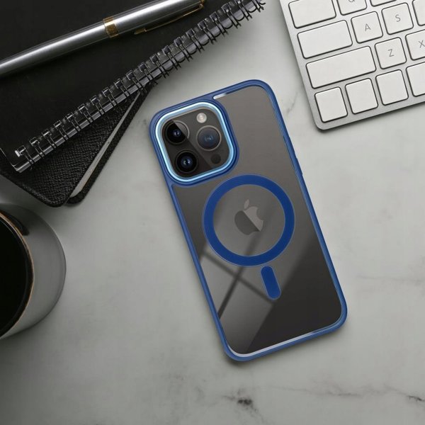 OEM Θήκη COLOR EDGE MAG COVER συμβατή με MagSafe για IPHONE 16 Pro Max μπλε