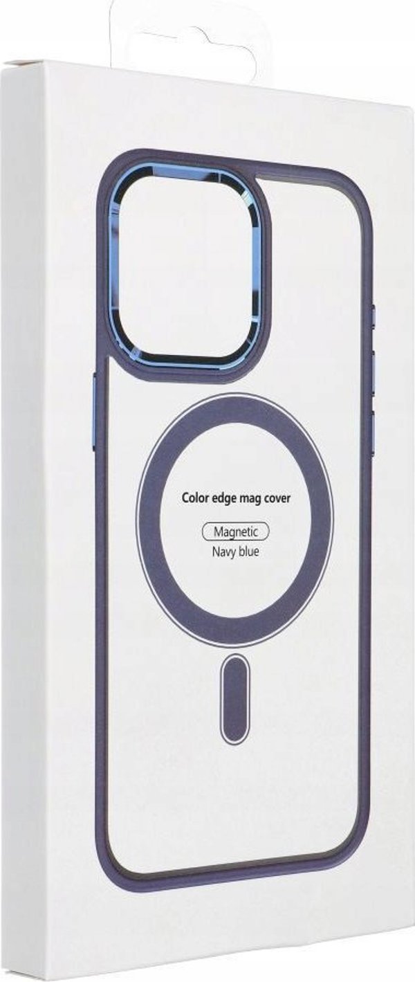 OEM Θήκη COLOR EDGE MAG COVER συμβατή με MagSafe για IPHONE 16 Pro Max μπλε