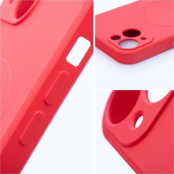 OEM Θήκη ΣΙΛΙΚΟΝΗΣ MAG COVER συμβατή με MagSafe για IPHONE 12 Pro κόκκινο