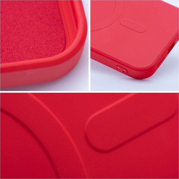 OEM Θήκη ΣΙΛΙΚΟΝΗΣ MAG COVER συμβατή με MagSafe για IPHONE 12 Pro κόκκινο